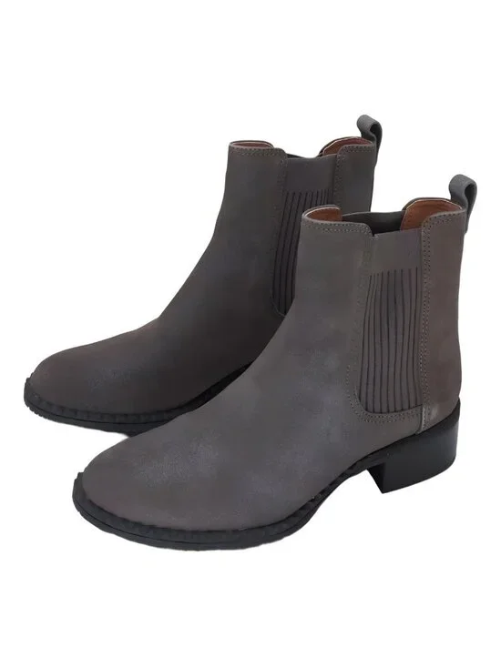 Gentle Souls by Kenneth Cole Elastic Chelsea Ankle Boots Mineral US 10 M EU 41 - Picture 2 of 6